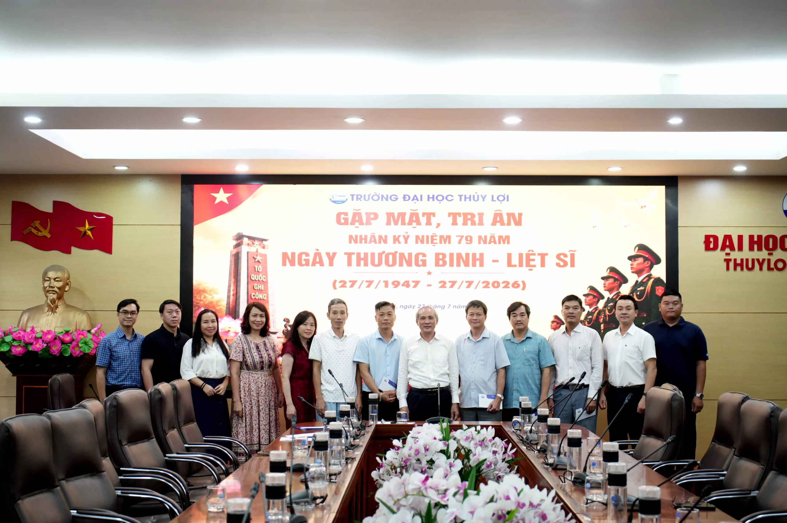 Trường Đại học Thủy lợi gặp mặt, tri ân nhân kỷ niệm 79 năm Ngày Thương binh – Liệt sĩ