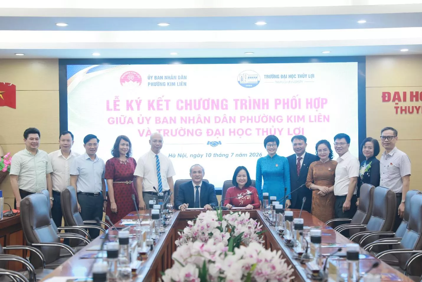 Trường Đại học Thủy lợi và phường Kim Liên tăng cường phối hợp, phát huy nguồn lực phục vụ cộng đồng
