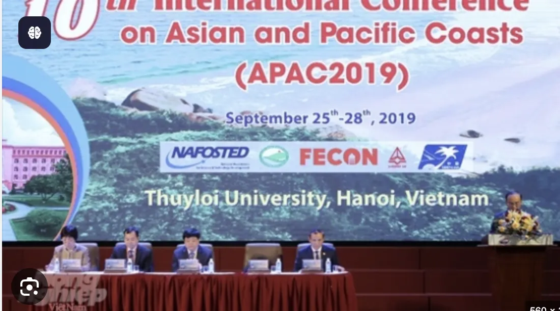 Sinh viên Chương trình Tiên Tiến tham gia Nghiên cứu Khoa học tại Hội thảo về cửa sông ven biển khu vực Châu Á Thái Bình Dương lần thứ 10 APAC 2019 tại Đại học Thủy Lợi