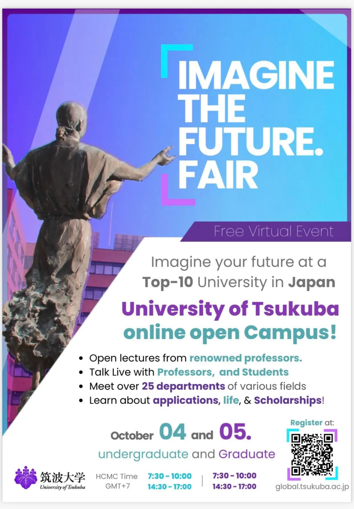 CHƯƠNG TRÌNH “IMAGINE THE FUTURE. FAIR 2022” – ĐẠI HỌC TSUKUBA- NHẬT BẢN