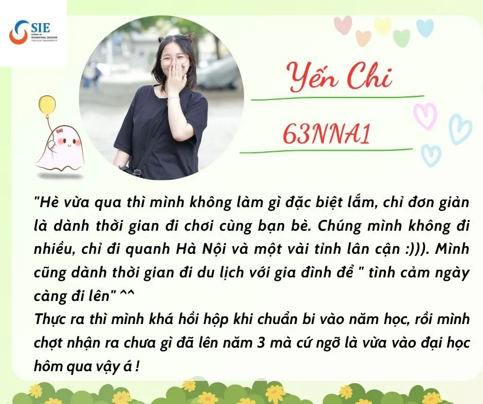 ĐÂY LÀ BẢN TIN SIE: “MÙA HÈ NÀY, SIE-ERS ĐÃ LÀM GÌ?”