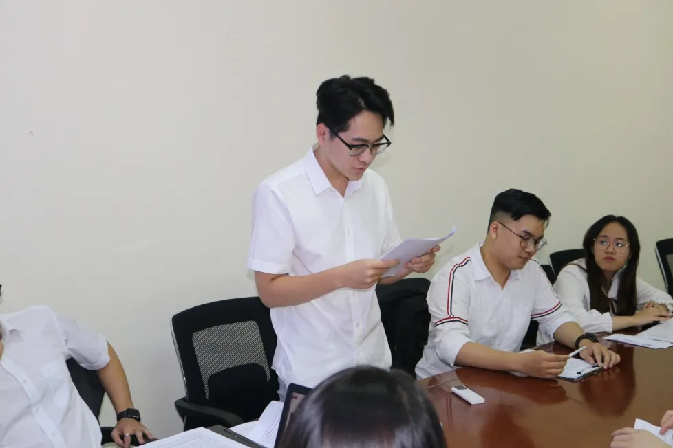 HỘI NGHỊ KIỆN TOÀN

BAN CHẤP HÀNH LIÊN CHI ĐOÀN TRUNG TÂM ĐÀO TẠO QUỐC TẾ

(NỬA ĐẦU NHIỆM KỲ 2019 – 2022