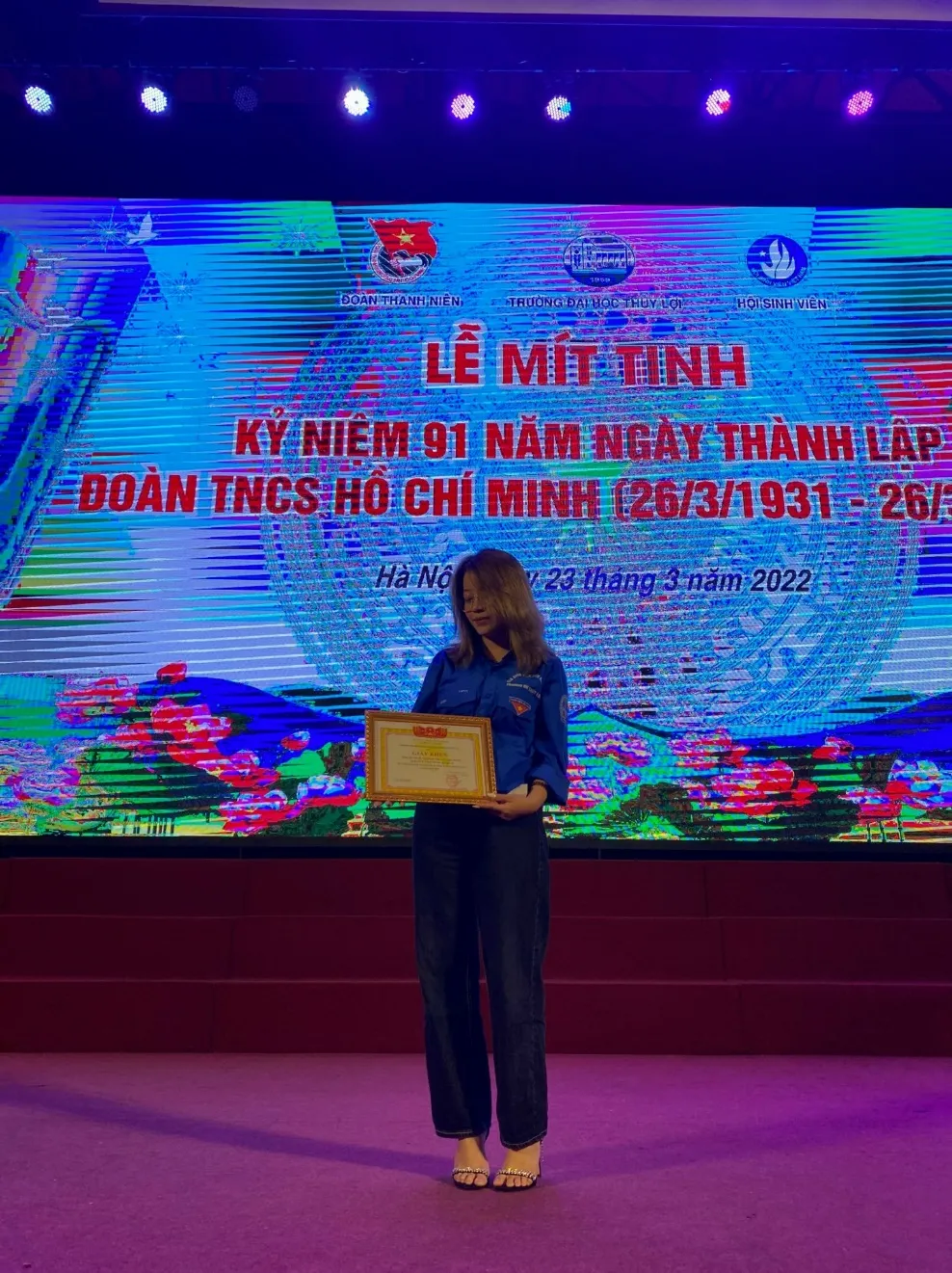 Nguyễn Thị Khánh Linh – Nữ Bí thư Liên chi đoàn TTĐTQT và những thành tích nổi bật tại trường đại học Thủy Lợi