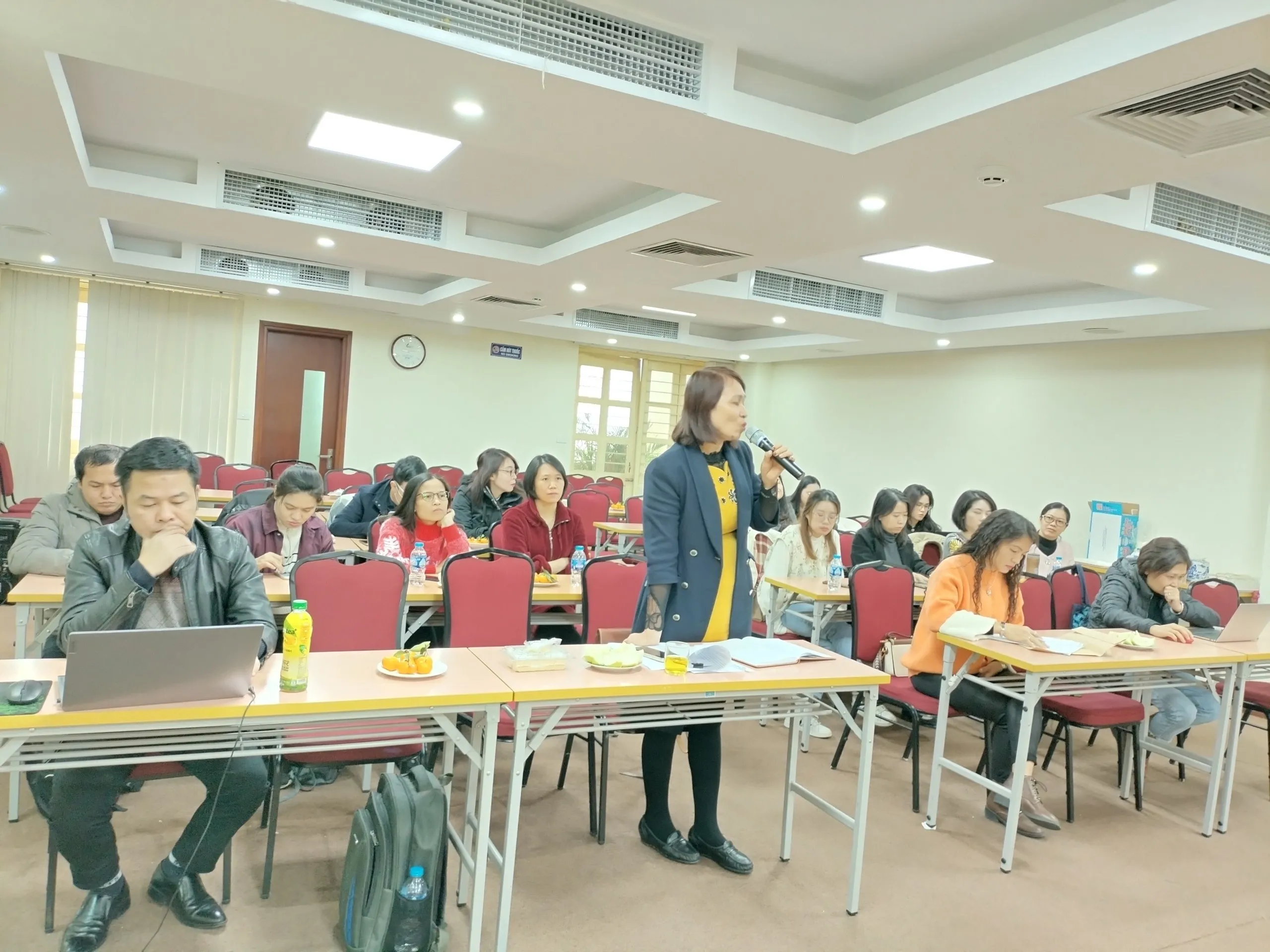 MỘT SỐ HÌNH ẢNH TỪ HỘI NGHỊ CÔNG ĐOÀN BỘ PHẬN TRUNG TÂM ĐÀO TẠO QUỐC TẾ NHIỆM KỲ 2023-2028 VÀ HỘI NGHỊ CBVC – TỔNG KẾT NĂM HỌC 2021-2022 TTĐTQT