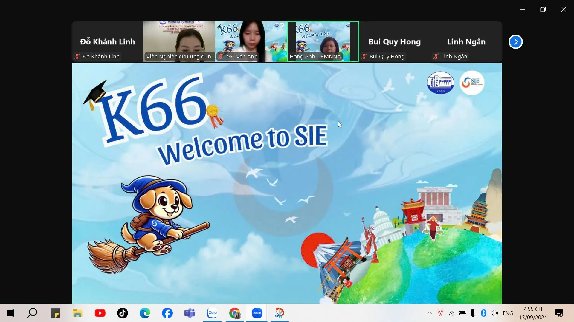 CHƯƠNG TRÌNH GẶP MẶT SINH VIÊN K66 NGÀNH NGÔN NGỮ ANH VÀ NGÔN NGỮ TRUNG QUỐC NĂM HỌC 2024 – 2025