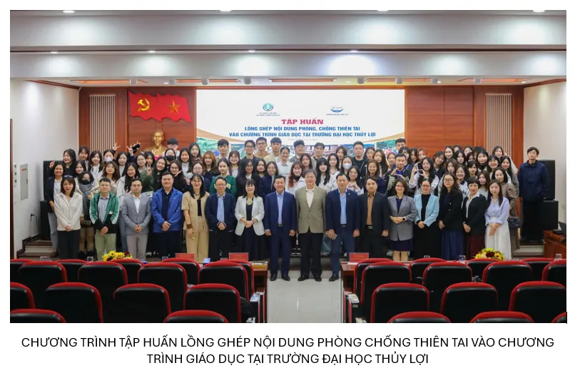 TẬP HUẤN LỒNG GHÉP NỘI DUNG PHÒNG, CHỐNG THIÊN TAI VÀO GIÁO DỤC NGOẠI KHÓA: HÀNH TRÌNH TRAO QUYỀN CHO THẾ HỆ TRẺ