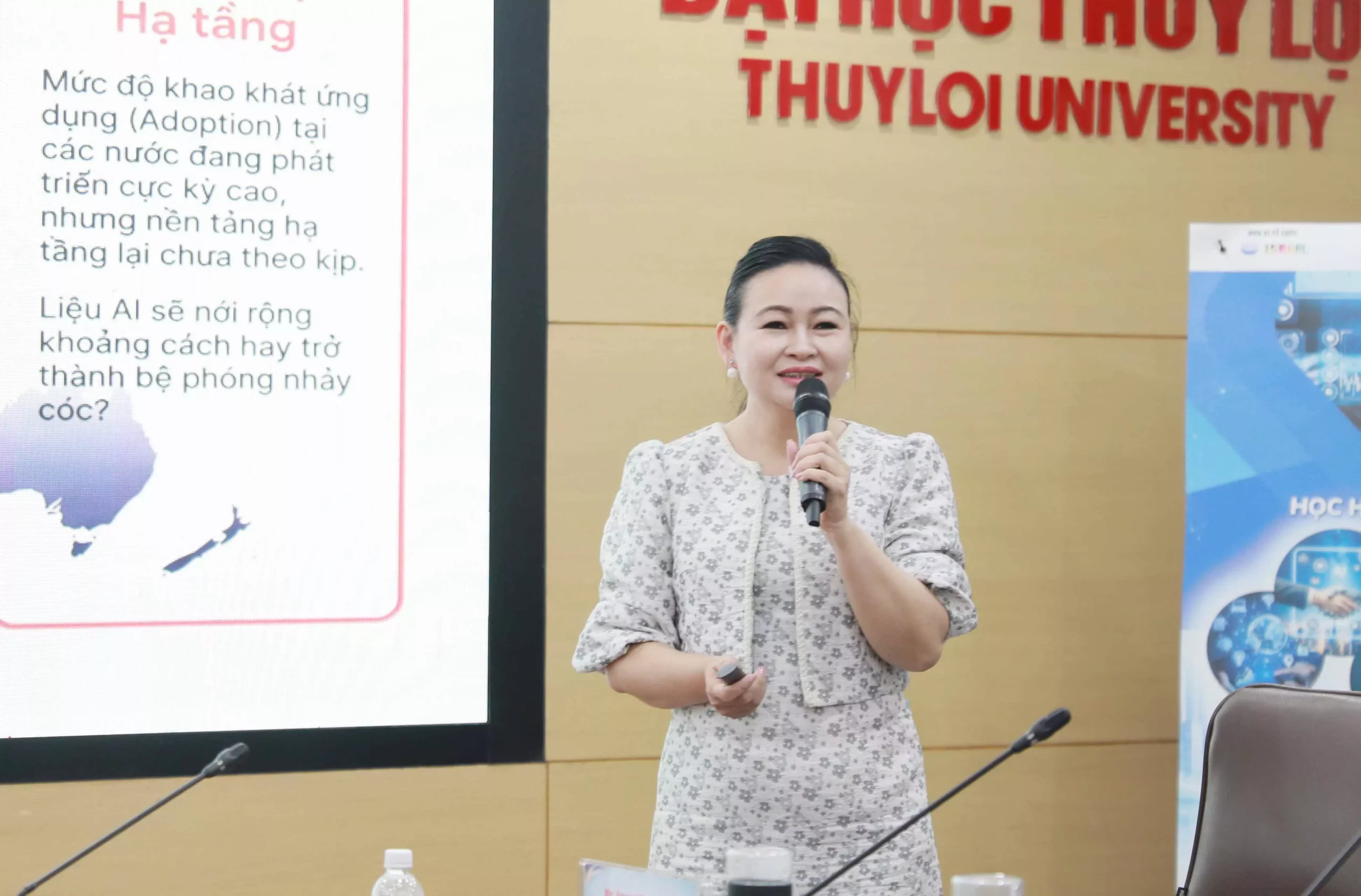 Trường Đại học Thủy lợi tổ chức tọa đàm quốc tế về năng lực thích ứng trong kỷ nguyên AI