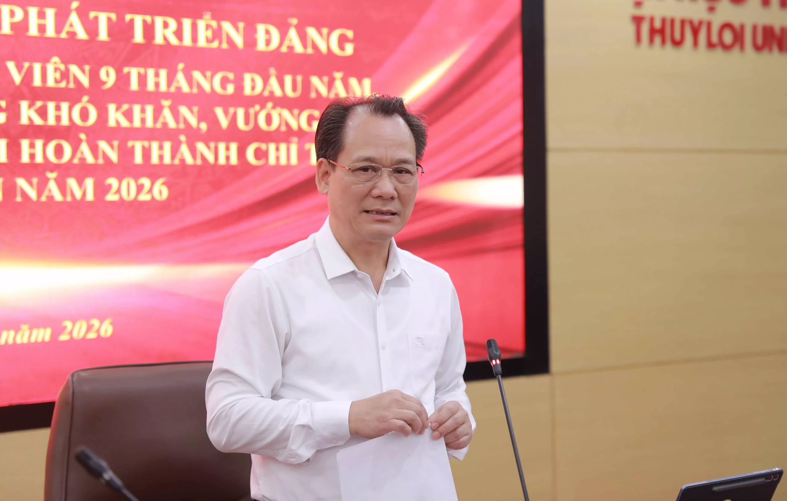 Đảng ủy các trường Đại học, Cao đẳng Hà Nội tổ chức Hội nghị chuyên đề về công tác phát triển Đảng tại Trường Đại học Thủy lợi
