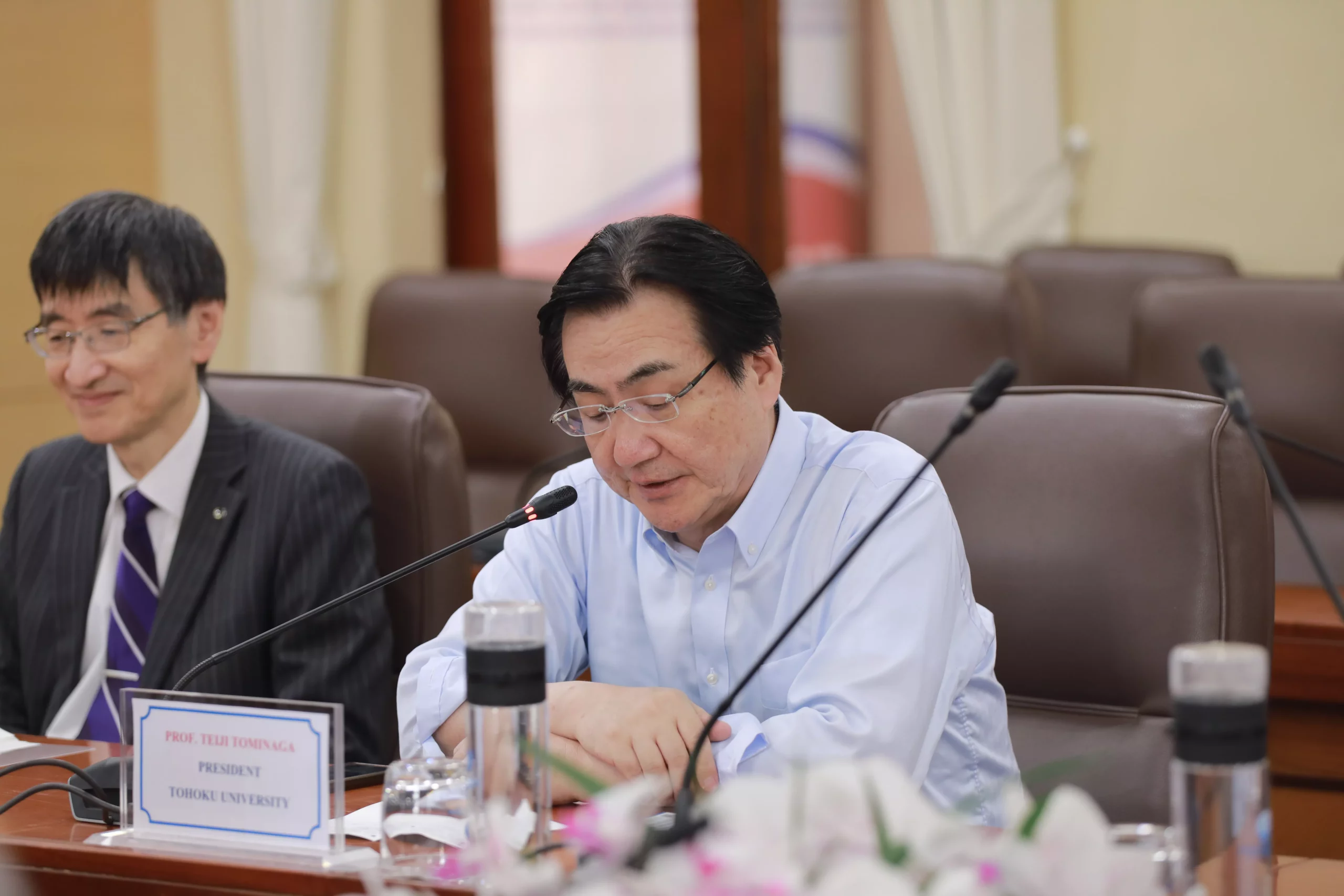 Đoàn lãnh đạo cấp cao Đại học Tohoku đến thăm và trao đổi định hướng hợp tác với Trường Đại học Thủy lợi